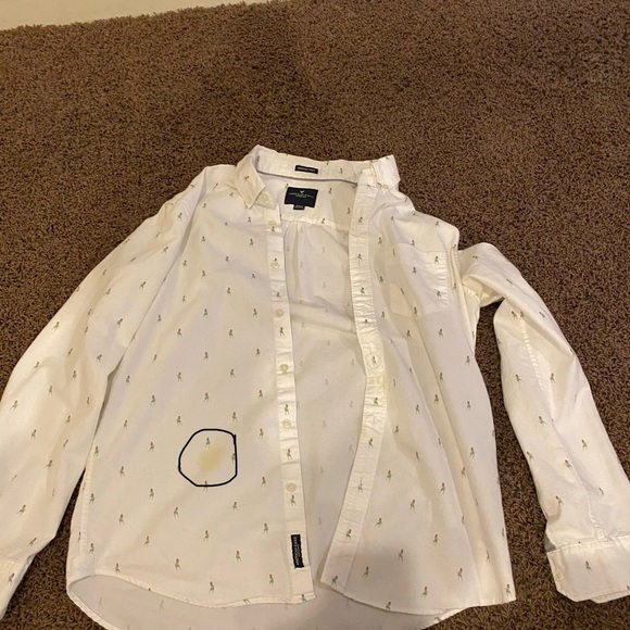 American eagle, long sleeve dress shirt. - Picture 1 of 3